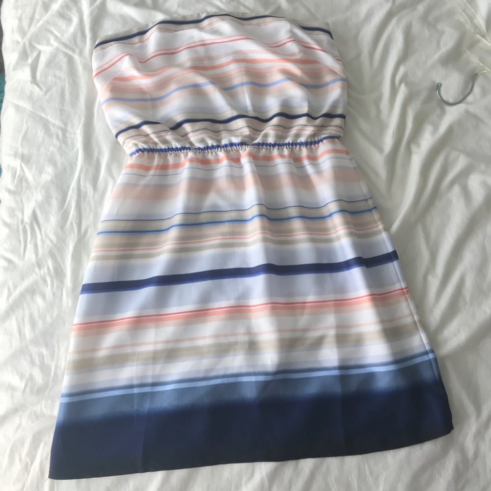 White House Black Market strapless dress